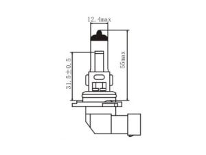 Halogen-Scheinwerferlampe H12