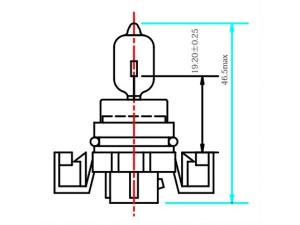 Halogen-Scheinwerferlampe H16