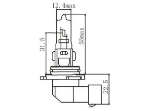 Halogen-Scheinwerferlampe HB3 (9005)
