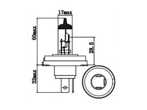 Halogen-Scheinwerferlampe H5