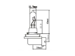 Halogen-Scheinwerferlampe H9