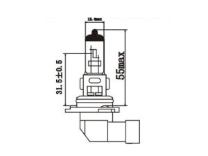 Halogen-Scheinwerferlampe H10