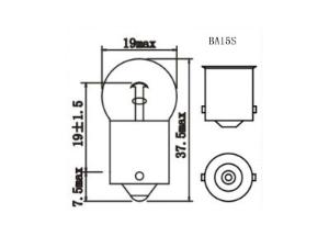 G18 R10W Glühlampe