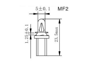 Glühlampe MF1, 2, 3, 4, Birne für Armatur-Kontrollleuchte