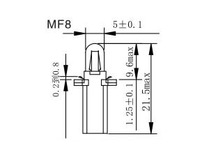 Glühlampe MF5, 6, 7, 8, 9, Birne für Armatur-Kontrollleuchte